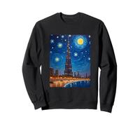 Dubai Burj Khalifa Starry Pop Skyline Sweatshirt