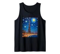 Dubai Burj Khalifa Starry Pop Skyline Tank Top