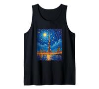 Dubai Burj Khalifa Starry Pop Skyline Tank Top