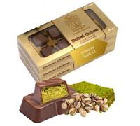 Dubai Chocolate Bar & Cubes - Kunafa & Pistachio Cream Filling - Luxurious Fix Viral Milk Choclate With Kadayif & Kataifi - Perfect for Kids, Family & Friend (Pack of 3, Cubes)