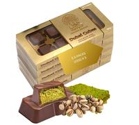 Dubai Chocolate Bar & Cubes - Kunafa & Pistachio Cream Filling - Luxurious Fix Viral Milk Choclate With Kadayif & Kataifi - Perfect for Kids, Family & Friend (Pack of 5, Cubes)
