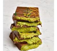 Dubai Chocolate Bar, Milk Chocolate Kunafa Pistachio Bar 100g (Pack Of 6) "Indulgence in every bite, a moment of pure decadence" Special For All Occasions