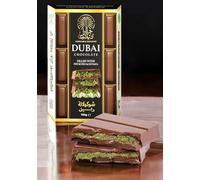 Dubai Chocolate Bar Pistachio - 100g Kunafa Bar with Pistachio Cream Filling - Luxurious Fix Dubai Choco Cubes Box- Best Gifts for Kids, Family & Friend (Pack of 1)