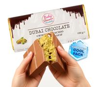 Dubai Chocolate Bar Premium Kunafa Pistachio Bar, Dubai Cikolatasi