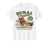 Dubai Chocolate - Vintage Pistachio Kunafa Chocolate Bar T-Shirt