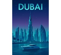 Dubai: Lined Travel Notebook Journal