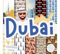 Dubai scrapbook paper, 8.5x8.5, 10 Designs, 20 Double-Sided Sheets: Travel Scrapbooking Paper for Junk Journals, Decorative craft Paper for Gift, ... & Mixed Media, Origami, Collage & Card Making