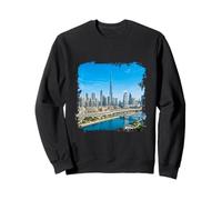Dubai Skyline Burj Khalifa Modern City Landscape Sweatshirt