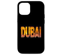Dubai Skyline Burj Khalifa Skyscraper Inside Bold Letters Case for iPhone 12/12 Pro