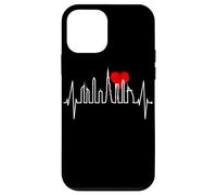 Dubai Skyline Heartbeat Burj Khalifa UAE Silhouette Dubai Case for iPhone 12 mini
