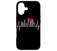 Dubai Skyline Heartbeat Burj Khalifa UAE Silhouette Dubai Case for iPhone 17