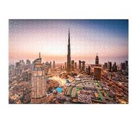 Dubai Skyline in the Morning - Premium 1000 Piece Puzzle 38x26CM