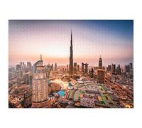 Dubai Skyline In The Morning - Premium 1000 pieces Puzzle - MyPuzzle special collection from Puzzle Galaxy