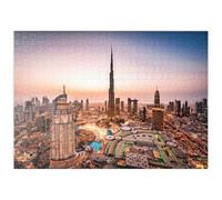 Dubai Skyline In The Morning - Premium 500 pieces Puzzle - MyPuzzle special collection from Puzzle Galaxy