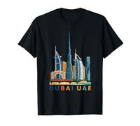 Dubai Skyline UAE Cityscape Travel Souvenir T-Shirt