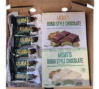 Dubai Style Chocolate, Kadaifi and Pistachio Nut with Milk Chocolate Gift Set