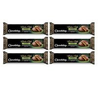 Dubai Style Chocolatey Biscuits with Pistachio Indulgent Creams, 130g, Suitable for Vegetarians,Pack Of 6