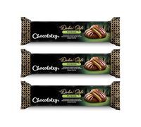 Dubai Style Chocolatey Biscuits with Pistachio Indulgent Creams, 130g, Suitable for Vegetarians,Pack Of 3