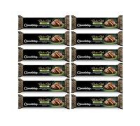 Dubai Style Chocolatey Biscuits with Pistachio Indulgent Creams, 130g, Suitable for Vegetarians,Pack Of 12