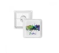 Dubai The United Arab Emirates City PBT Keycaps for Mechanical Keyboard White OEM No Marking Print