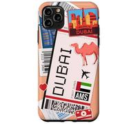 Dubai Travel Boarding Pass UAE Adventure Gift Case for iPhone 11 Pro Max