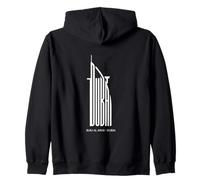 Dubai, UAE Capital Tour Tourists Emirati Vacation Zip Hoodie