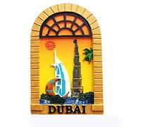 Dubai United Arab Emirates 3D Fridge Magnet Travel Souvenir Gift Home Kitchen Decoration Magnetic Sticker, Dubai UAE Refrigerator Magnet Collection
