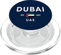 Dubai United Arab Emirates Est. 1833 UAE Flag Souvenir PopSockets PopGrip for MagSafe