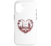 Dubai United Arab Emirates UAE Love Heart Falconry Case for iPhone 16