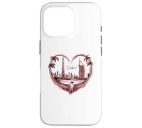 Dubai United Arab Emirates UAE Love Heart Falconry Case for iPhone 16 Pro