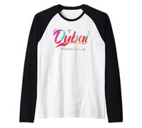 Dubai United Arab Emirates | Vacation Travel Raglan Baseball Tee