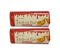 DubaiBar's Biscoff And Knafeh 68G Traditional Middle Eastern In A Confectionary Bar With Biscoff Spread, Knafeh And A White Chocolate Flavoured Coating Made In UK Pack Of 2