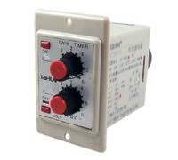 DUBATAWIN ATDV-Y 380V AC Programmable Double Time Relay 30 Minute Power ON Off Delay Timer