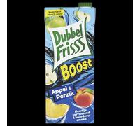 Dubbelfrisss DF Boost Apple-Peach Nektar 1.5 Liter - Refreshing Apple-Peach Mix for the Whole Family!