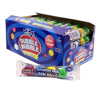 Dubble Bubble, Bubble Gum Ball - Assorted Fruit Gums - Gumball Sweets - 18g Tubes, Box of 36