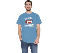 Dubble Bubble Wax Fangs Unisex T Shirt, Carolina Blue, Medium