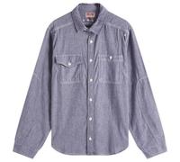 Dubbleware Men's Brockton Reinforced Chambray Shirt Dark Navy