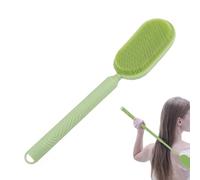 Dubbulon Back Scrubber,Silicone Long Handle Cleaning Supplies | Extendable Handle Back Washer Shower Brush,for Men Women Kids Elderly Skin Care Bathing Showering Cleaning Home Dorm Travel Hotel