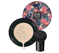 Dubbulon BB Cream Face Makeup Foundation - Moisturizing Air Cushion Face Makeup Foundation,with Mushroom Makeup Sponges for Friends Family Women Girls
