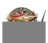 Dubbulon Britain Badge Souvenir, Lapel Pin Metal England Fight Commemorative Anniversaries, England's Commemorative Anniversaries Keepsake, Never Forget Badge Lapel