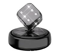 Dubbulon Car Air Freshener | Rotating Solar Auto Air Freshener | Dice-Shaped Dashboard Odor Removal Ornament for Road Trip Truck Minivan Caravan Sedan