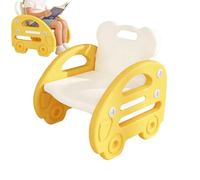 Dubbulon Child Chair,Cute Heavy-Duty with Backrest,Car Shaped Children Backrest Seat - for Dining Study Bedroom Classroom School Daycare Kindergarten Boys Girls