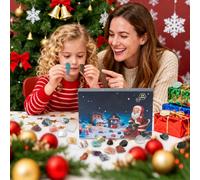 Dubbulon Christmas Countdown Calendar,Rock Collection Calendar Advent 2025-24 Day Ore Minerals for Adults Men Women Girls Boys Teens Home Party Decor