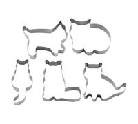 Dubbulon Dessert Mold - Cat-Themed Cute Baking Cutters | Reusable Stainless Steel Cutting Tool for Kindergarten Kitchen Studio Home Picnic Beginners