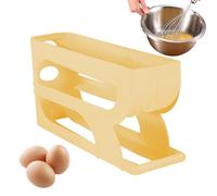 Dubbulon Egg Dispenser for Refrigerator,3 Tiers Automatic Rolling Egg Rack for Refrigerator - Rack Food Holder for Meal Prep Pantry Cooking Food Storage Lunch Prep Kitchen