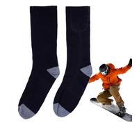 Dubbulon Electric Socks | 2200mAh USB Heating Socks with 3 Heat Levels,Anti-Slip Gear Foot Warmer Thermal Protection for Cold Weather Skiing Riding Work Outdoor Cycling Snow Hunting Hiking Camping