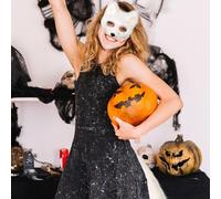 Dubbulon Fox Costume | Halloween Cosplay Accessories,Kids Fox Face Cover Paw Tail Halloween Costume,for Boys Girls Teens Adults Masquerade Party Carnival Holiday Event