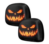 Dubbulon Ghost Headrest Covers Spooky Washable Breathable Protectors