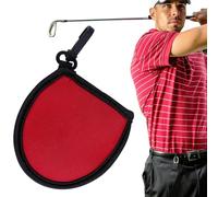 Dubbulon Golf Ball Bag - Flannel Golf Ball Pouch with Carabiner | Cleaning Storage Cover Washable Sports Accessories for Outdoor