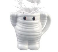 Dubbulon Halloween Coffee Mugs,Holiday Tea Cup Ceramic Coffee Mugs - Seasonal Holiday Home Kitchen Drinkware for Hot Cocoa Milk Water Beverages Wine Cold Hot Drinks